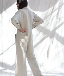 Mara Hoffman Agatha Jumpsuit Stone