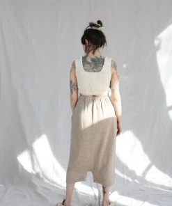 Lauren Manoogian New Playa Pants Ecru Melange