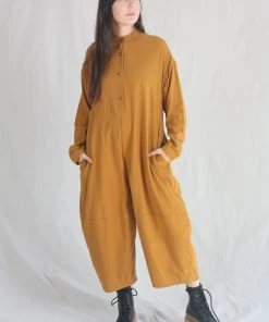 Black Crane Sale Lantern Jumpsuit Gold
