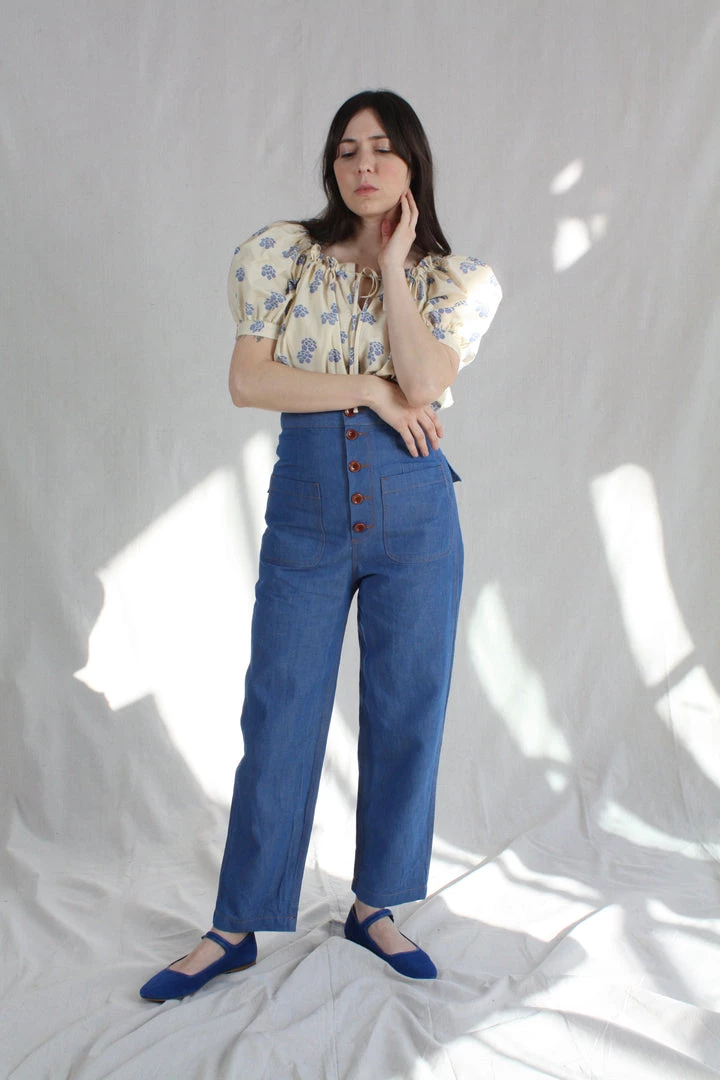 Caron Callahan Shirts And Blouses Elaina Top Shibori Silk Cotton 5 Caron Callahan Shirts And Blouses Elaina Top Shibori Silk Cotton