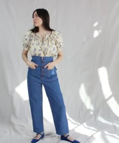 Caron Callahan Shirts And Blouses Elaina Top Shibori Silk Cotton 7 Caron Callahan Shirts And Blouses Elaina Top Shibori Silk Cotton