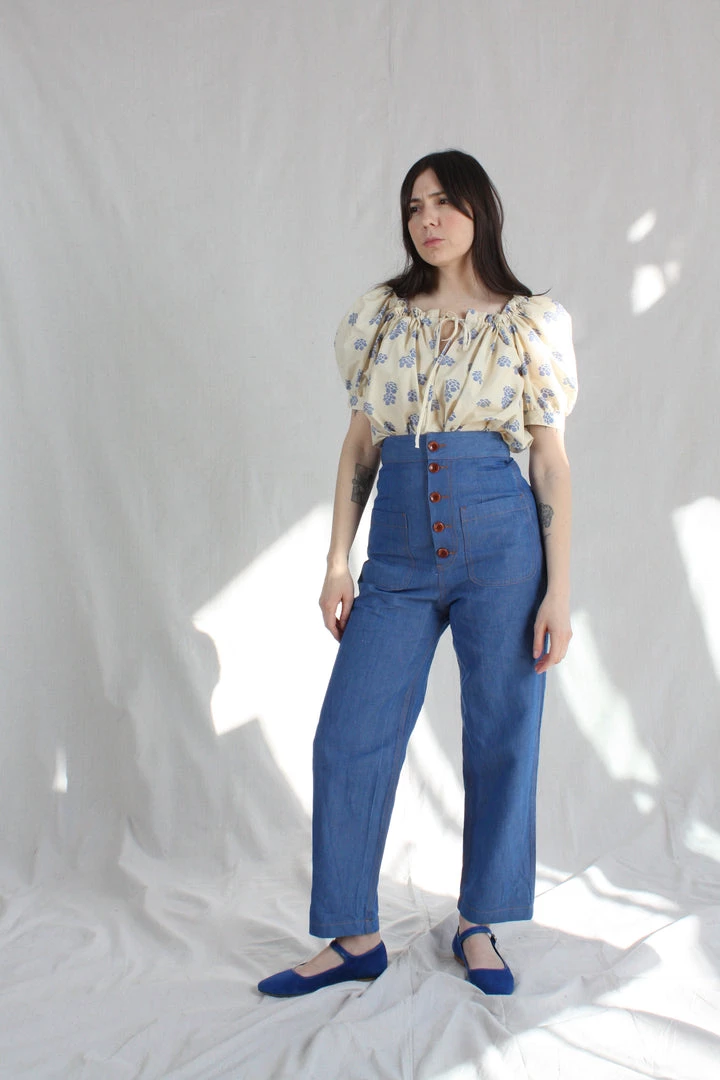 Caron Callahan Shirts And Blouses Elaina Top Shibori Silk Cotton 3 Caron Callahan Shirts And Blouses Elaina Top Shibori Silk Cotton