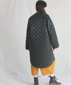 Nomia Oversize Quilted Liner Faux Leather