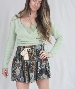 Misha & Puff Bouclé Rehearsal Wrap Limestone New Arrivals