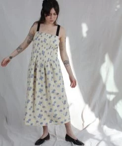 Caron Callahan Virginia Dress Shibori Silk Cotton