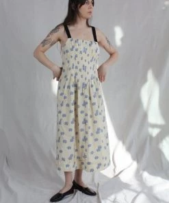 Caron Callahan Virginia Dress Shibori Silk Cotton