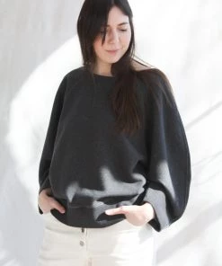 Mara Hoffman Blake Sweatshirt Black