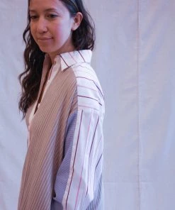 No.6 Devon Dress Stripe Combo