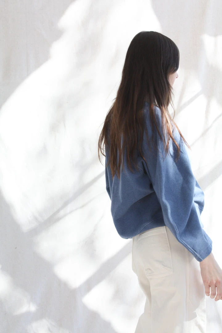 Mara Hoffman Blake Sweatshirt Blue 7 Mara Hoffman Blake Sweatshirt Blue