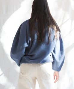 Mara Hoffman Blake Sweatshirt Blue 13 Mara Hoffman Blake Sweatshirt Blue