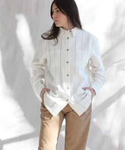 Mara Hoffman Adele Top Polsen Stripe Shirts And Blouses