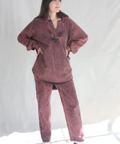 Rachel Comey Isa Polo Guava Shirts And Blouses