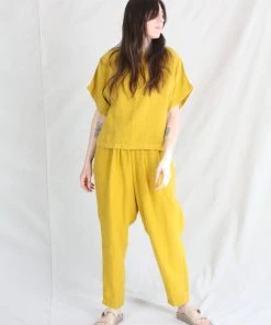 Black Crane Carpenter Pant Gold New Arrivals