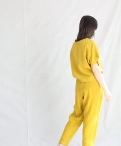 Black Crane Carpenter Pant Gold New Arrivals