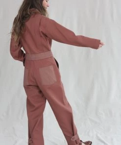 Caron Callahan Skillman Jumpsuit Clay
