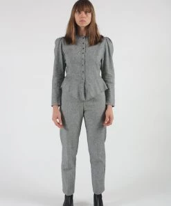 Town Clothes Garvanza Pant Onyx Houndstooth