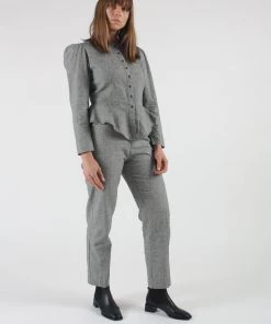 Town Clothes Garvanza Pant Onyx Houndstooth
