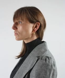 Town Clothes Jackets Regina Jacket Onyx Houndstooth