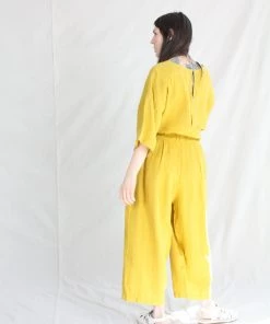 Black Crane Pea Jumpsuit Gold 11 Black Crane Pea Jumpsuit Gold