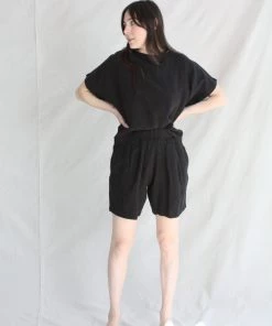 Black Crane Carpenter Short Black New Arrivals