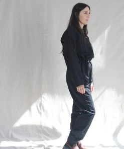 Nomia Zip Front Jumpsuit Midnight Sale