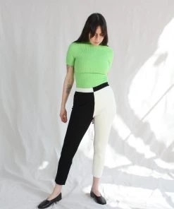 Giu Giu Tees And Tanks Nonna Jewel Tee Celery