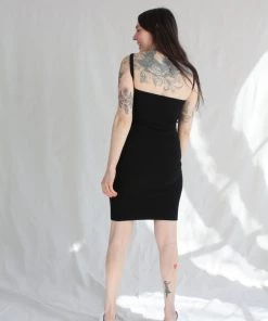 Giu Giu Nonna Slip Dress Onyx