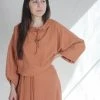 Nomia Shirts And Blouses Hooded Pullover Paprika