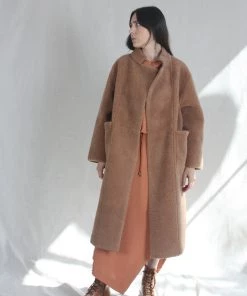 Apiece Apart Outerwear Cloud Walk Coat Camel