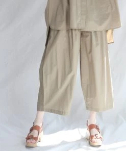 Black Crane Wide Pants Clay New Arrivals