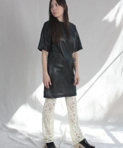 Nomia Long Flared Pants Ivory Lace