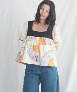 Carleen Square Neck Shirt Vintage