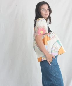 Carleen Square Neck Shirt Vintage