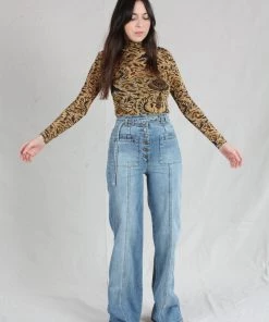 Ulla Johnson Abrams Jean Medium Wash Denim