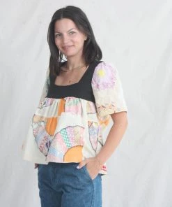 Carleen Square Neck Shirt Vintage