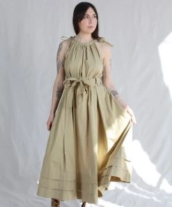 Ulla Johnson Joni Dress Khaki Sale