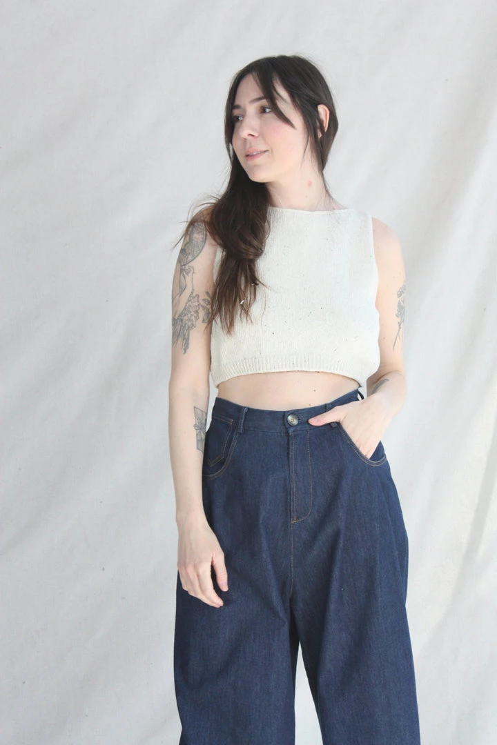 Cordera New Arrivals Heather Cotton Top Natural 3 Cordera New Arrivals Heather Cotton Top Natural