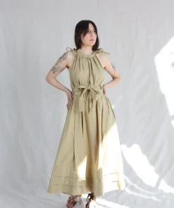 Ulla Johnson Joni Dress Khaki Sale