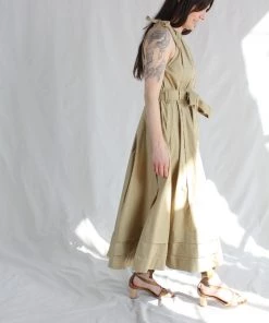 Ulla Johnson Joni Dress Khaki Sale
