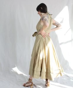 Ulla Johnson Joni Dress Khaki Sale