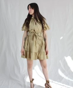 Ulla Johnson Mica Dress Khaki Dresses