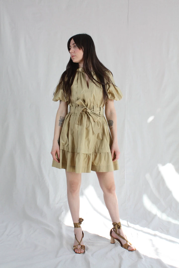 Ulla Johnson Mica Dress Khaki Dresses 3 Ulla Johnson Mica Dress Khaki Dresses