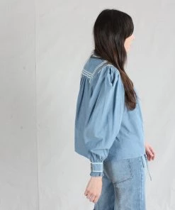 Ulla Johnson Shirts And Blouses Abigail Blouse Chambray