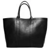 Lotuff Leather Working Tote With Pocket Black Accessories