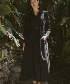 Natalie Martin Dresses Heath Dress Black Swiss Dot