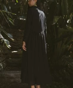 Natalie Martin Dresses Heath Dress Black Swiss Dot