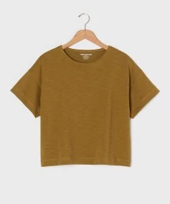 Misha & Puff Cotton Twist Tee Antique Brass New Arrivals