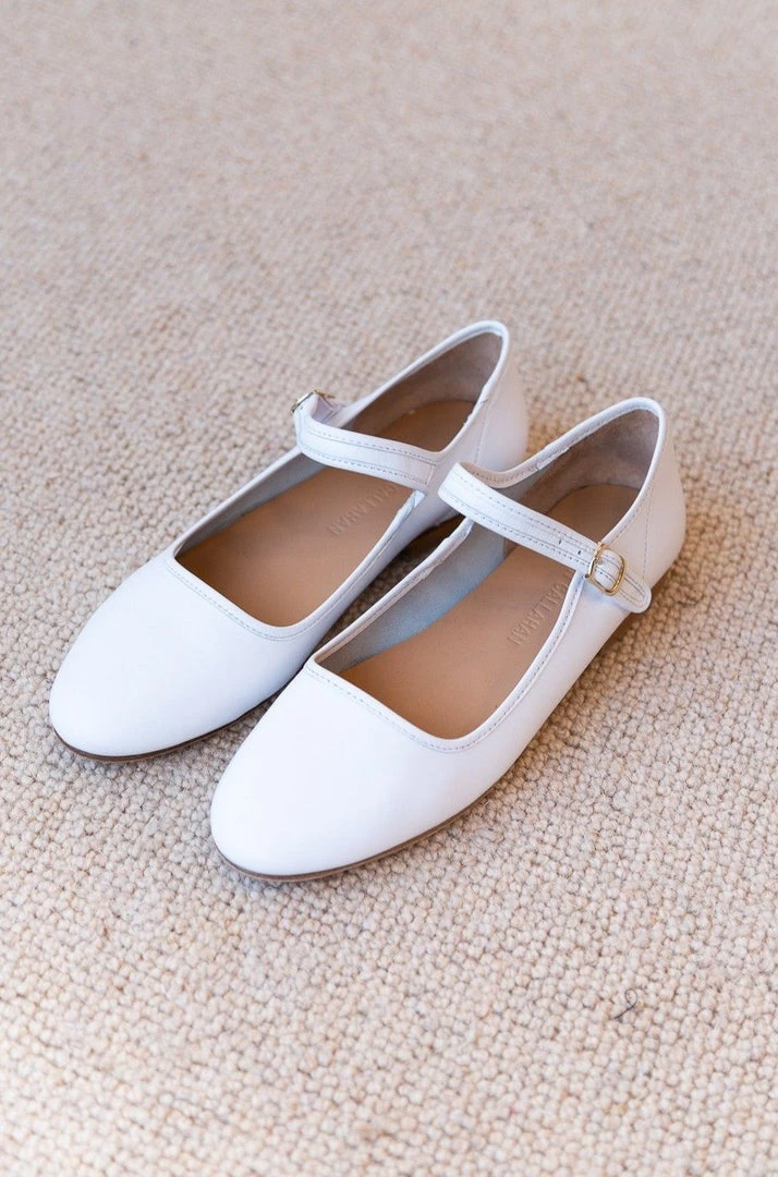 Caron Callahan Ellie Mary Jane White Nappa 3 Caron Callahan Ellie Mary Jane White Nappa