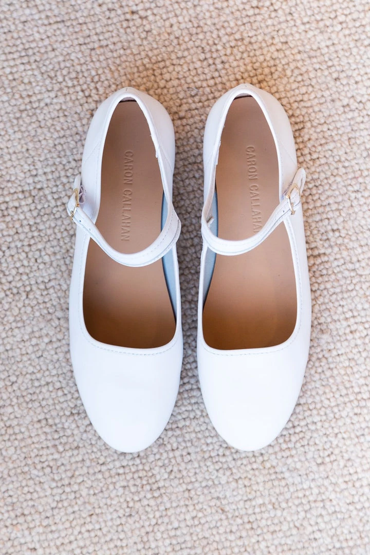 Caron Callahan Ellie Mary Jane White Nappa 5 Caron Callahan Ellie Mary Jane White Nappa