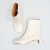 Loq Monica Boot Crema Crinkle Patent Shoes